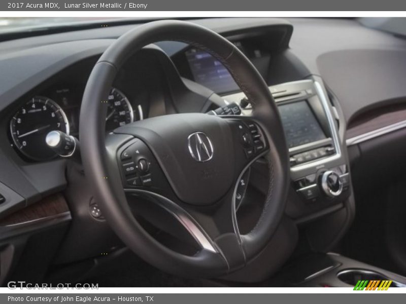 Lunar Silver Metallic / Ebony 2017 Acura MDX