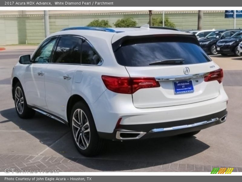 White Diamond Pearl / Parchment 2017 Acura MDX Advance