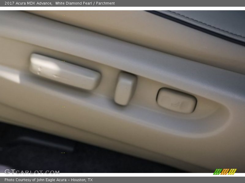 White Diamond Pearl / Parchment 2017 Acura MDX Advance