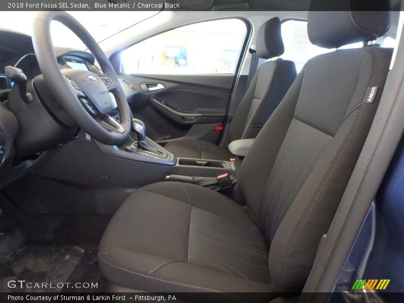 Blue Metallic / Charcoal Black 2018 Ford Focus SEL Sedan