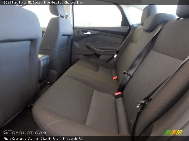 Blue Metallic / Charcoal Black 2018 Ford Focus SEL Sedan