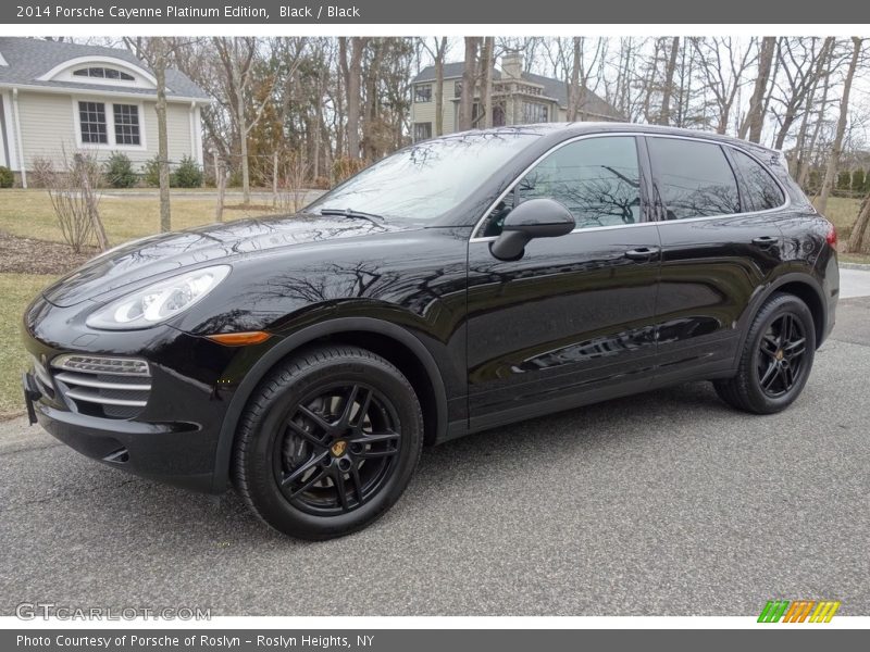 Black / Black 2014 Porsche Cayenne Platinum Edition