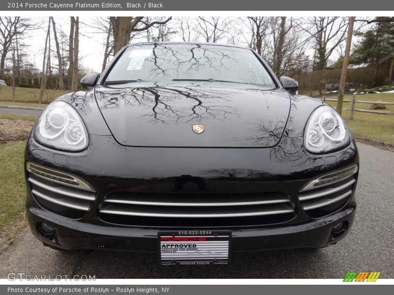 Black / Black 2014 Porsche Cayenne Platinum Edition