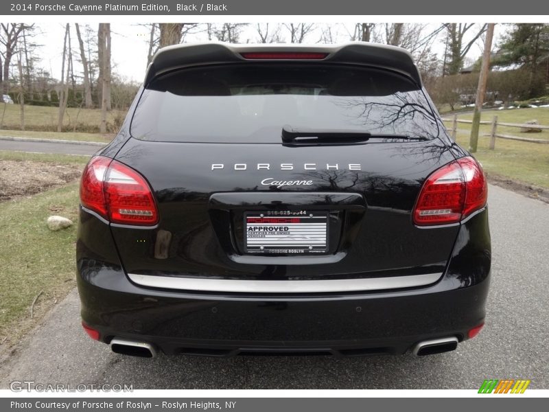 Black / Black 2014 Porsche Cayenne Platinum Edition