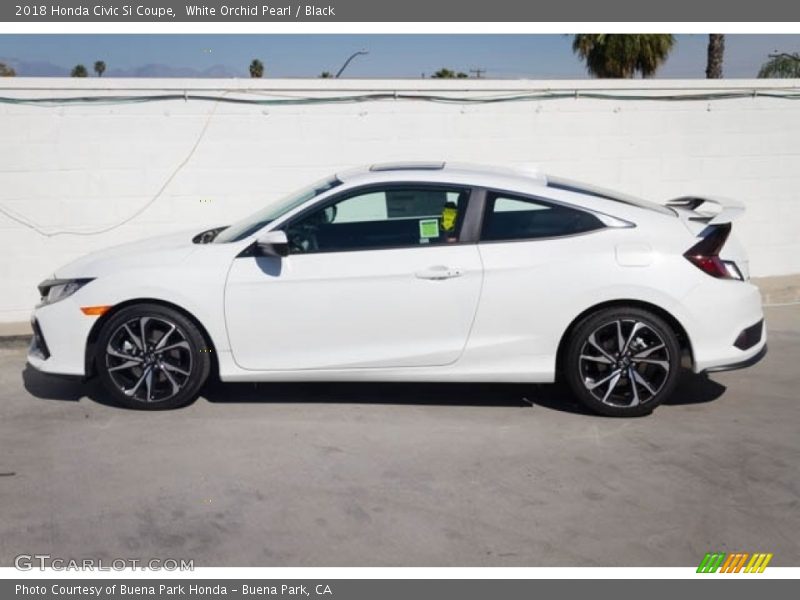 White Orchid Pearl / Black 2018 Honda Civic Si Coupe