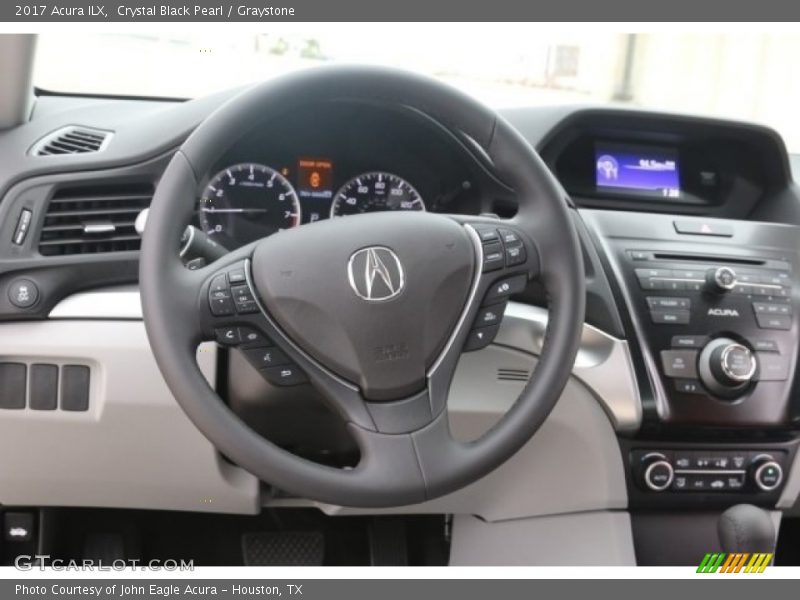 Crystal Black Pearl / Graystone 2017 Acura ILX