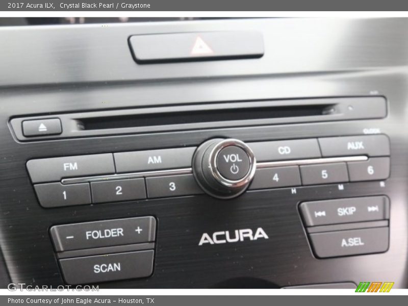 Crystal Black Pearl / Graystone 2017 Acura ILX