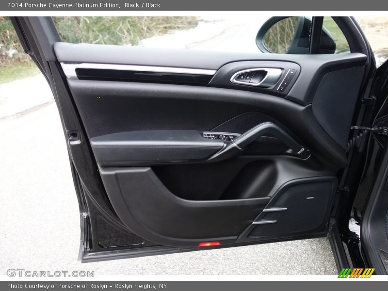 Black / Black 2014 Porsche Cayenne Platinum Edition