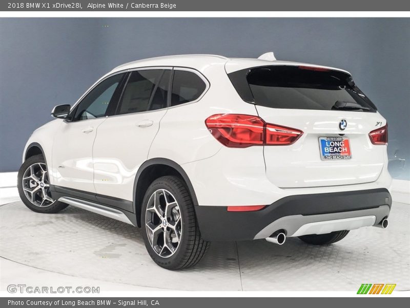Alpine White / Canberra Beige 2018 BMW X1 xDrive28i