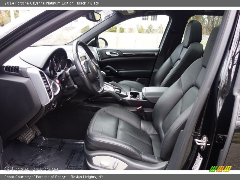 Black / Black 2014 Porsche Cayenne Platinum Edition