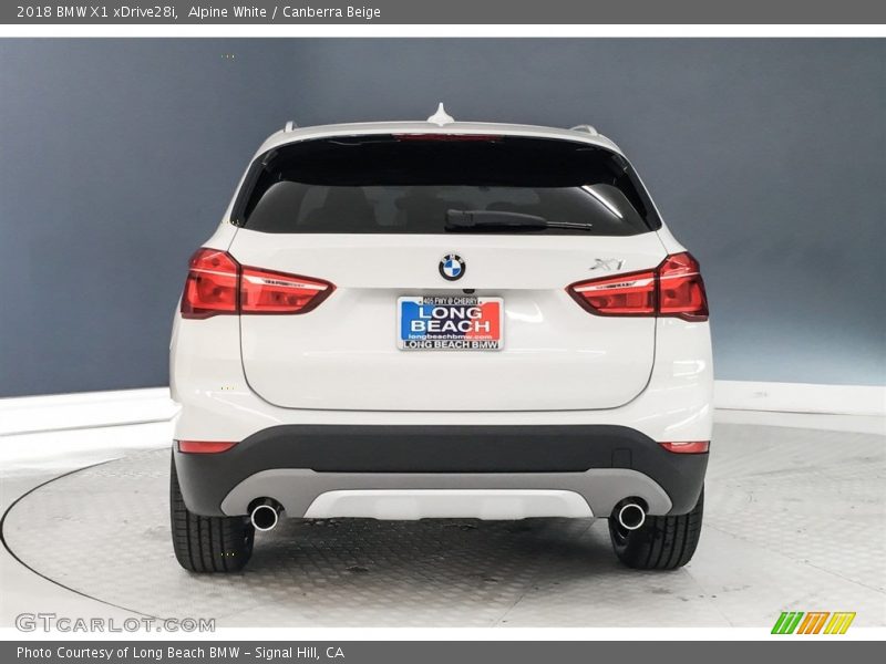 Alpine White / Canberra Beige 2018 BMW X1 xDrive28i