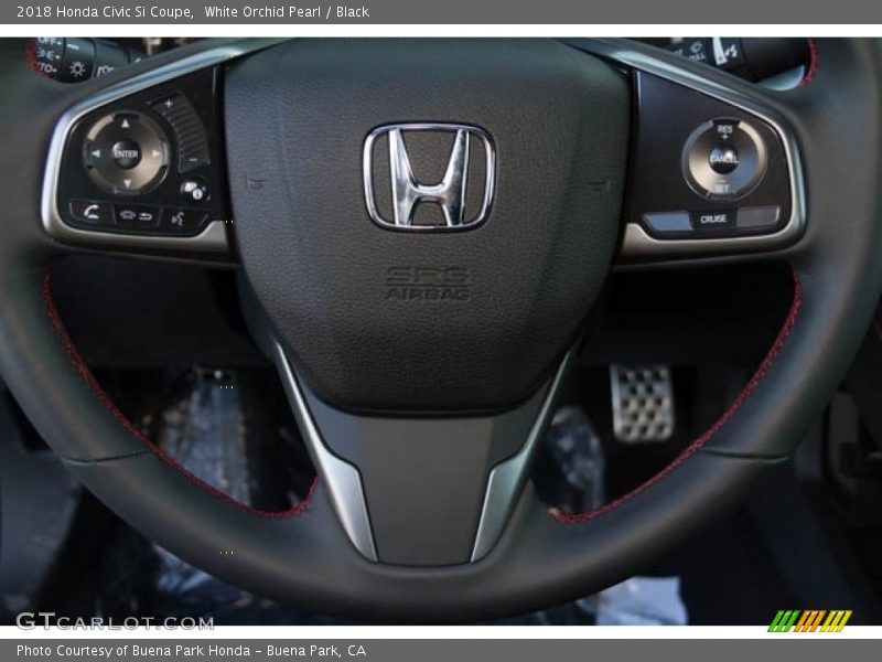 White Orchid Pearl / Black 2018 Honda Civic Si Coupe