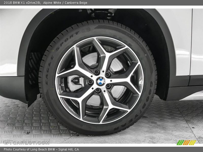 Alpine White / Canberra Beige 2018 BMW X1 xDrive28i