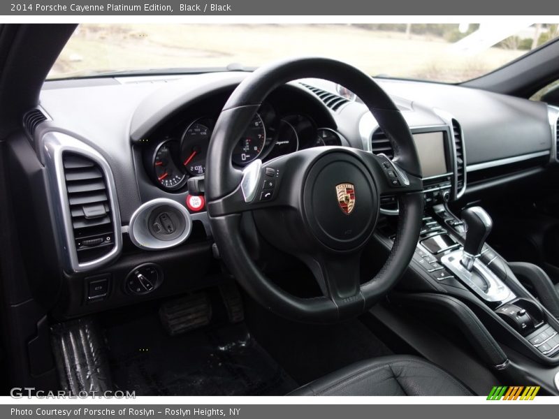 Black / Black 2014 Porsche Cayenne Platinum Edition