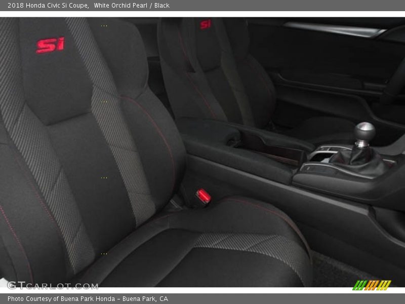 White Orchid Pearl / Black 2018 Honda Civic Si Coupe
