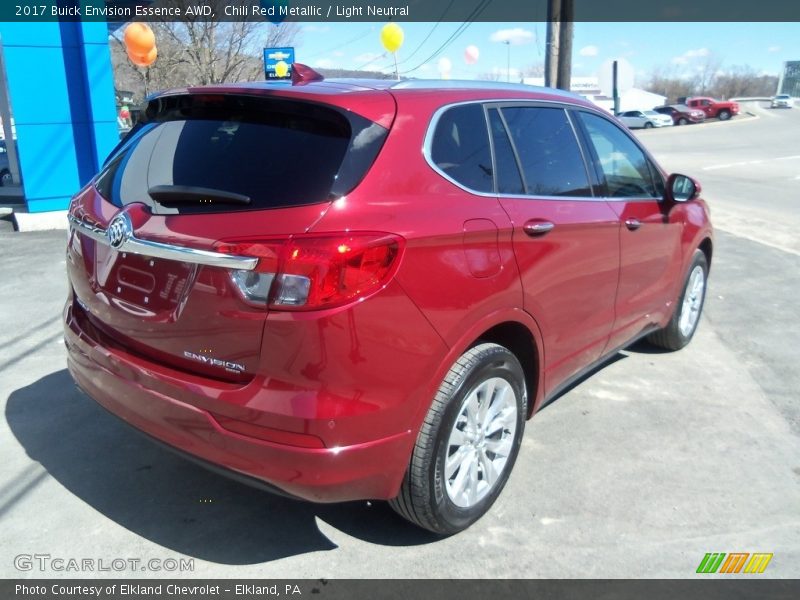 Chili Red Metallic / Light Neutral 2017 Buick Envision Essence AWD