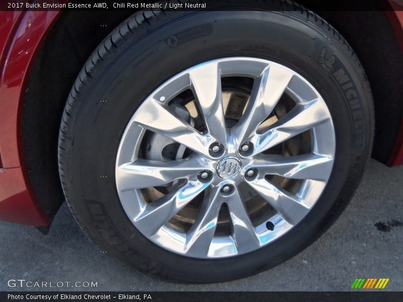 Chili Red Metallic / Light Neutral 2017 Buick Envision Essence AWD