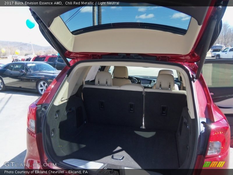 Chili Red Metallic / Light Neutral 2017 Buick Envision Essence AWD