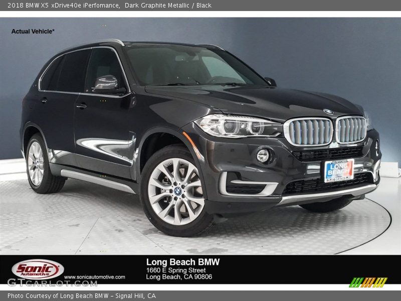 Dark Graphite Metallic / Black 2018 BMW X5 xDrive40e iPerfomance