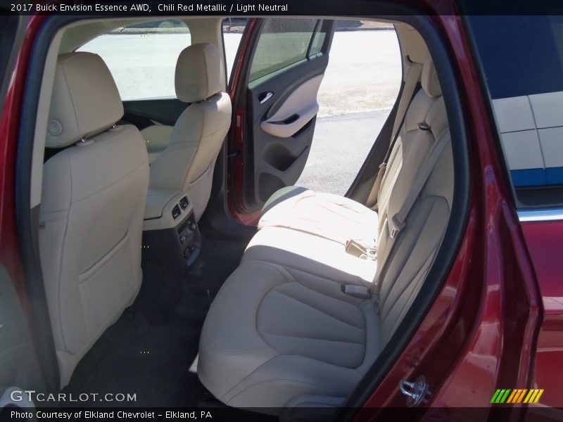 Chili Red Metallic / Light Neutral 2017 Buick Envision Essence AWD