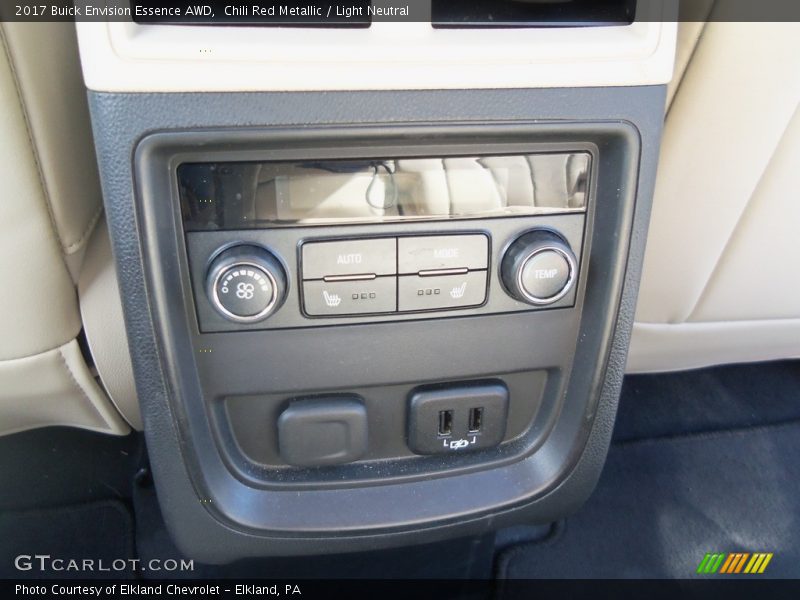 Chili Red Metallic / Light Neutral 2017 Buick Envision Essence AWD