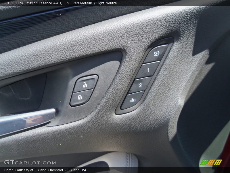 Chili Red Metallic / Light Neutral 2017 Buick Envision Essence AWD