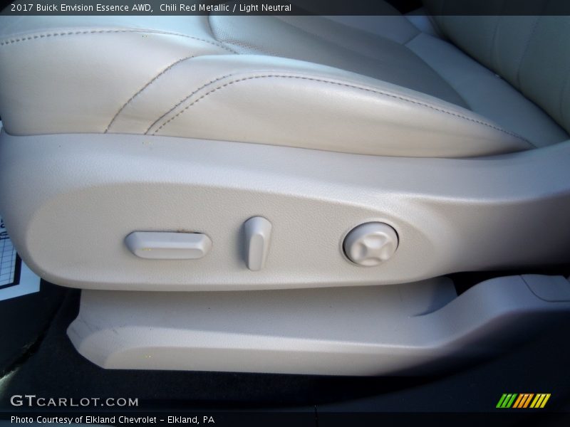 Chili Red Metallic / Light Neutral 2017 Buick Envision Essence AWD