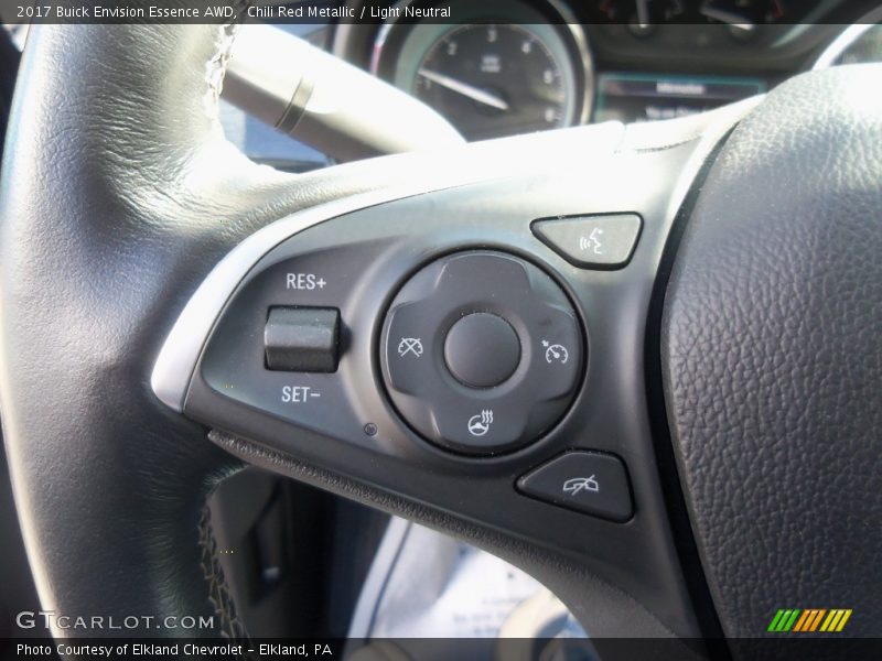 Chili Red Metallic / Light Neutral 2017 Buick Envision Essence AWD