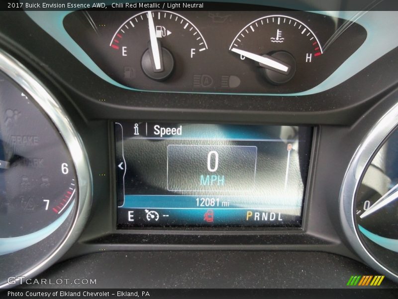 Chili Red Metallic / Light Neutral 2017 Buick Envision Essence AWD