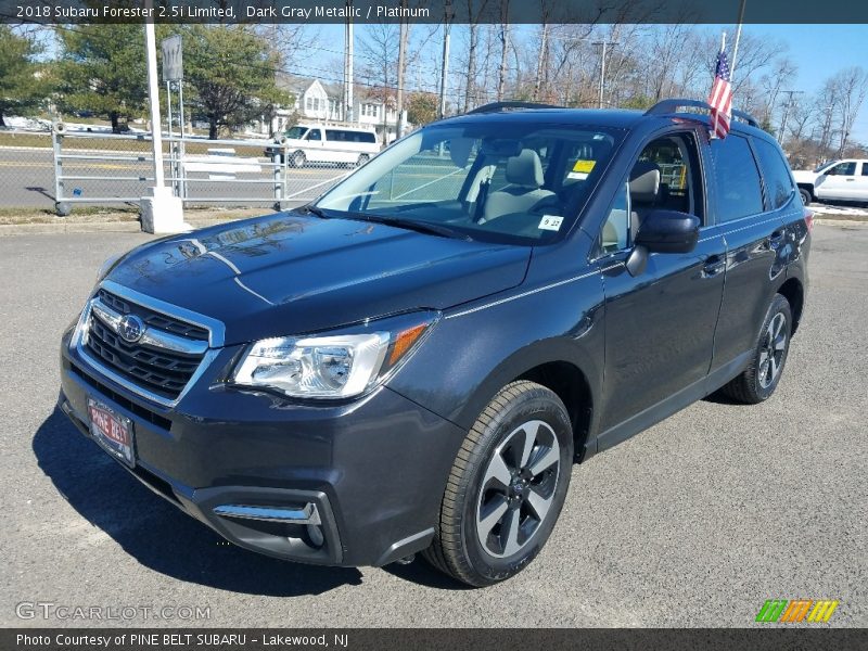 Dark Gray Metallic / Platinum 2018 Subaru Forester 2.5i Limited