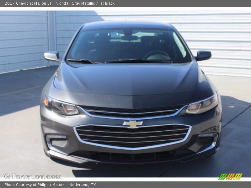 Nightfall Gray Metallic / Jet Black 2017 Chevrolet Malibu LT