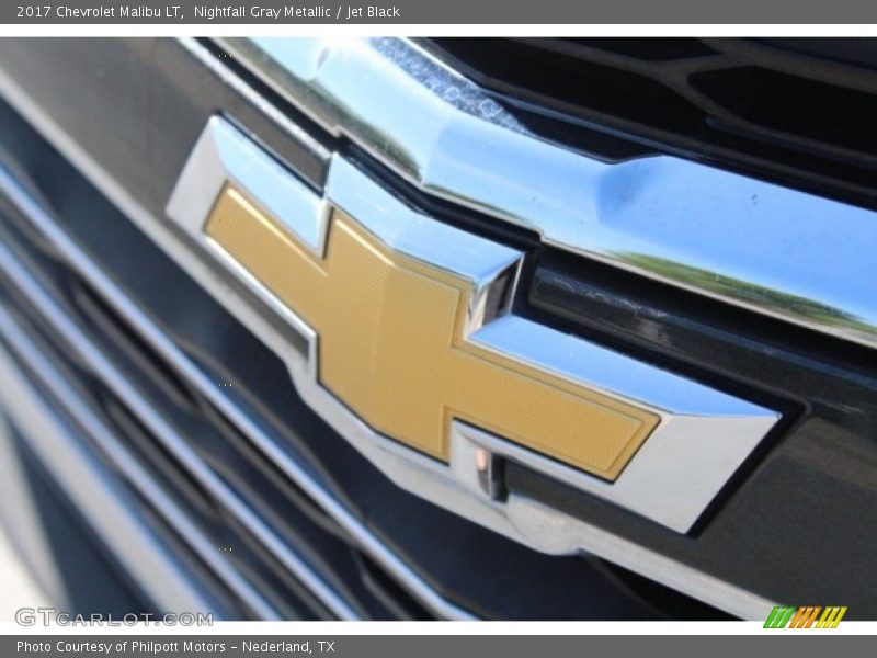 Nightfall Gray Metallic / Jet Black 2017 Chevrolet Malibu LT