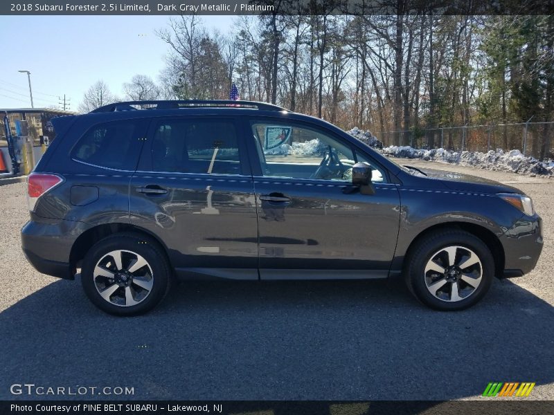 Dark Gray Metallic / Platinum 2018 Subaru Forester 2.5i Limited