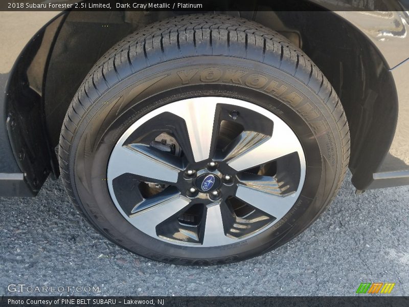 Dark Gray Metallic / Platinum 2018 Subaru Forester 2.5i Limited