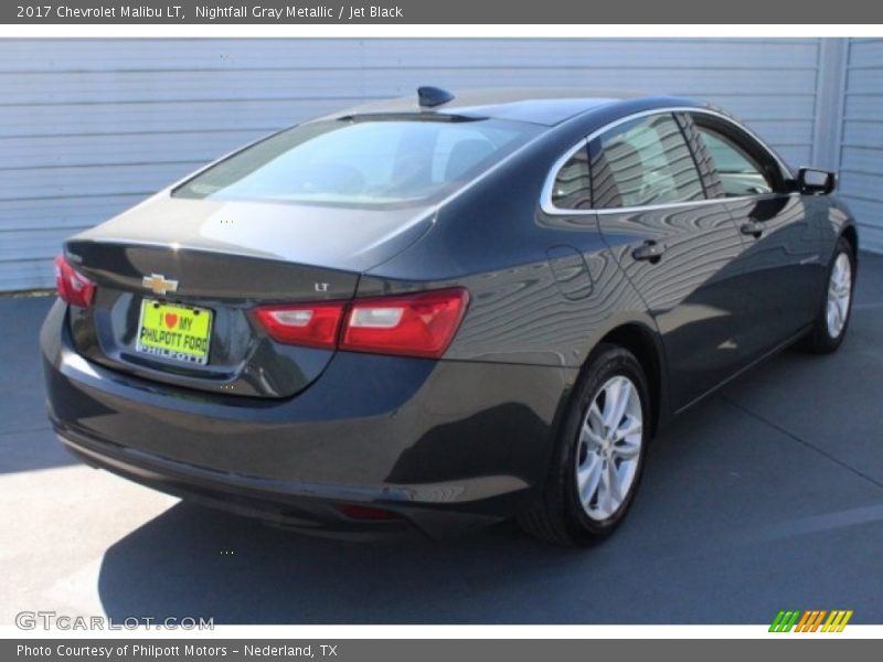 Nightfall Gray Metallic / Jet Black 2017 Chevrolet Malibu LT