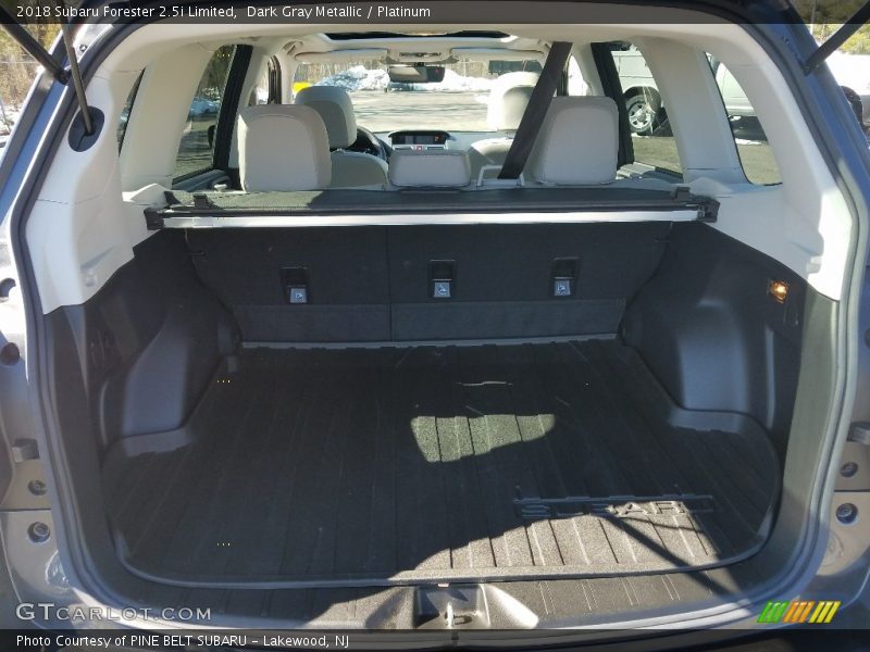 Dark Gray Metallic / Platinum 2018 Subaru Forester 2.5i Limited