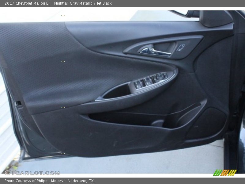 Nightfall Gray Metallic / Jet Black 2017 Chevrolet Malibu LT