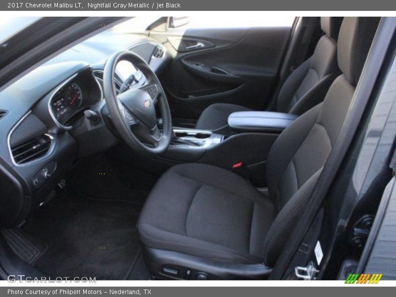 Nightfall Gray Metallic / Jet Black 2017 Chevrolet Malibu LT