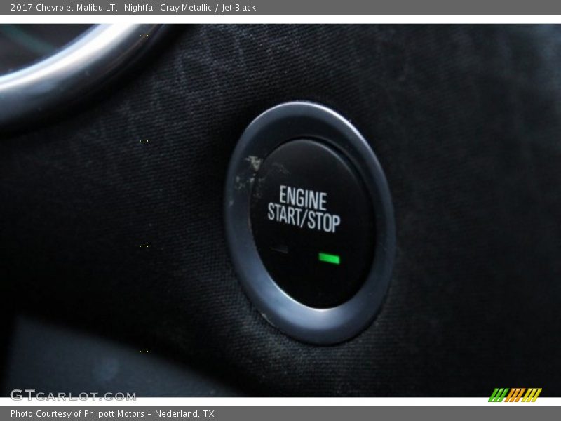 Nightfall Gray Metallic / Jet Black 2017 Chevrolet Malibu LT