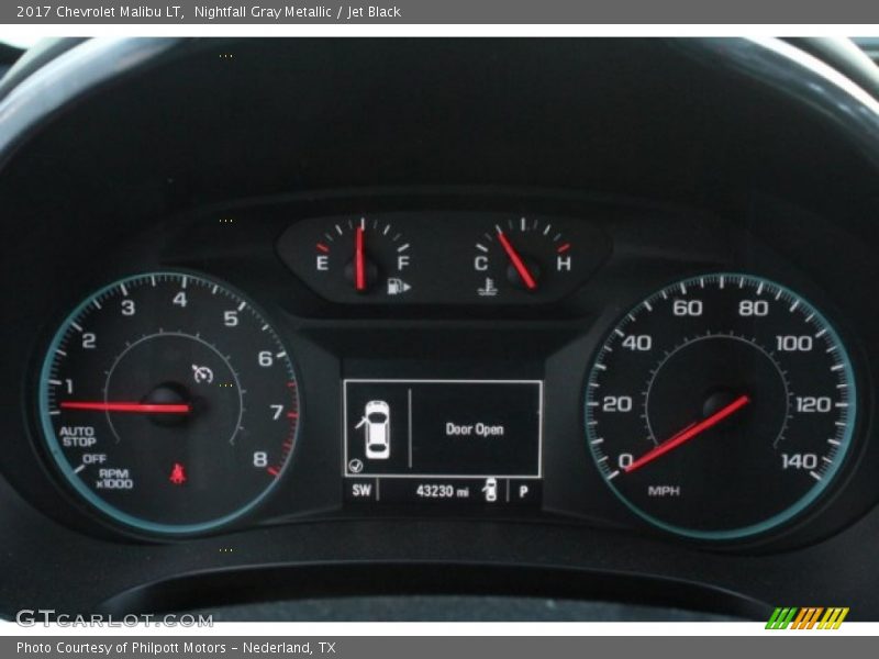 Nightfall Gray Metallic / Jet Black 2017 Chevrolet Malibu LT