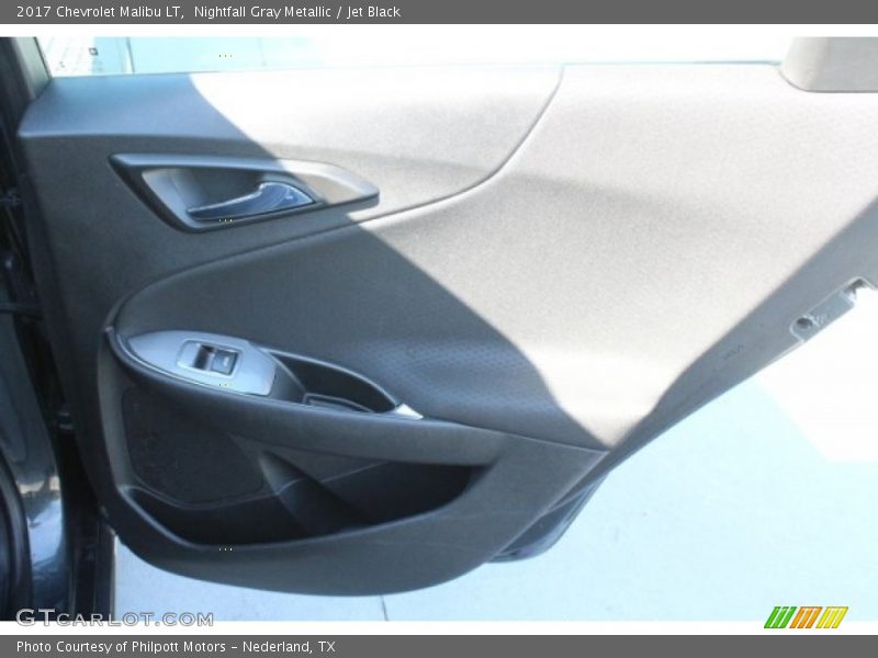 Nightfall Gray Metallic / Jet Black 2017 Chevrolet Malibu LT