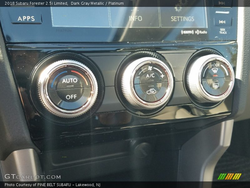 Dark Gray Metallic / Platinum 2018 Subaru Forester 2.5i Limited