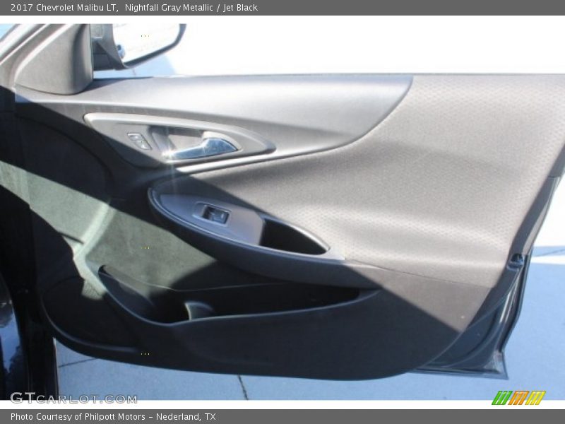 Nightfall Gray Metallic / Jet Black 2017 Chevrolet Malibu LT