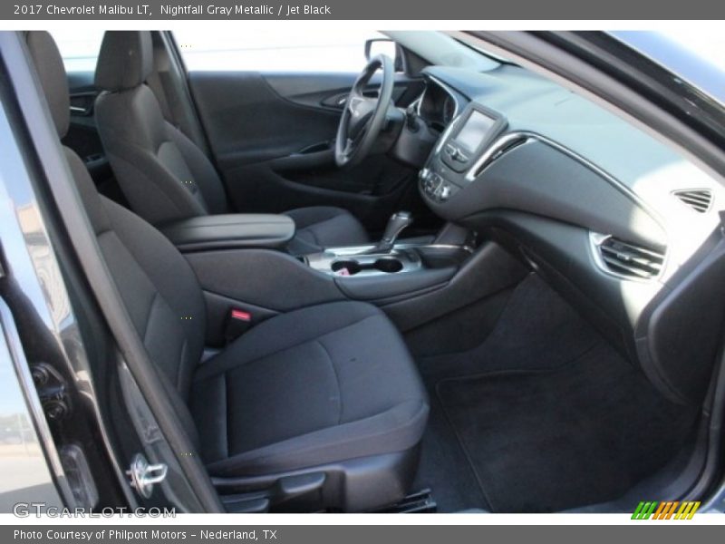 Nightfall Gray Metallic / Jet Black 2017 Chevrolet Malibu LT