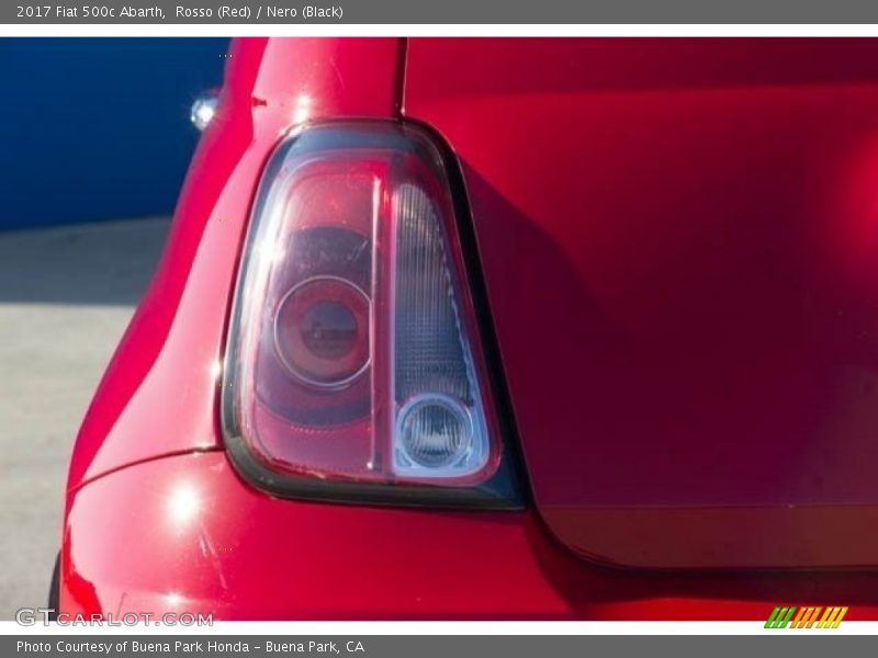 Rosso (Red) / Nero (Black) 2017 Fiat 500c Abarth