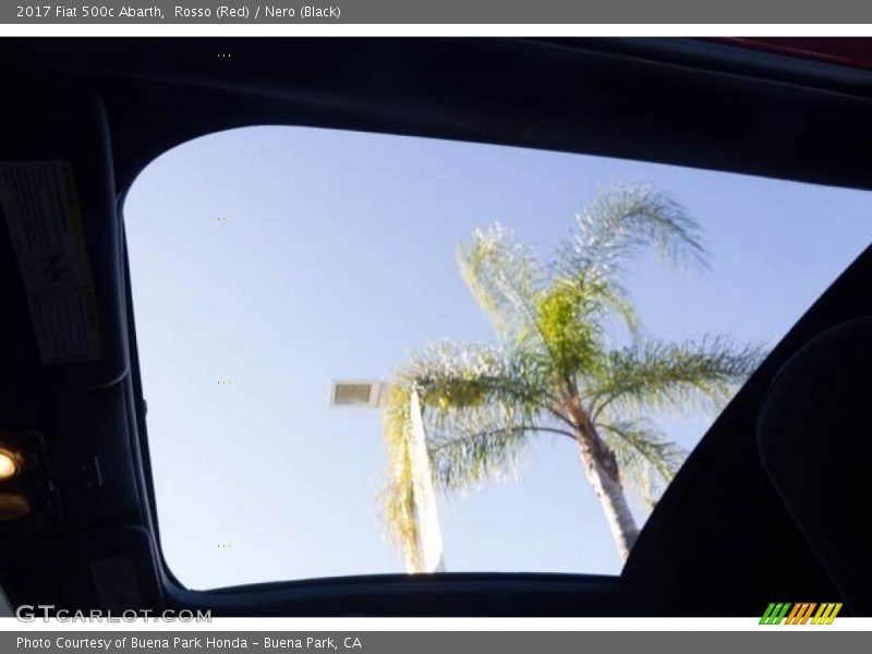 Rosso (Red) / Nero (Black) 2017 Fiat 500c Abarth