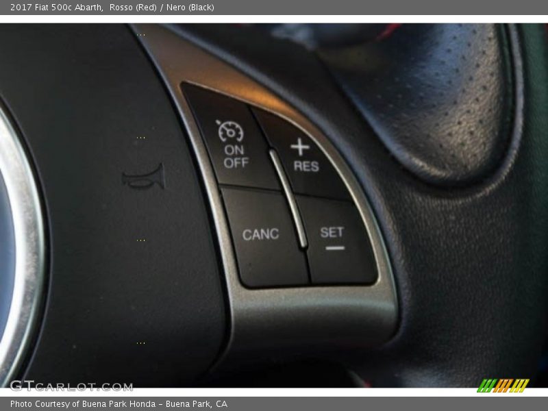 Rosso (Red) / Nero (Black) 2017 Fiat 500c Abarth