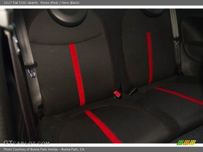 Rosso (Red) / Nero (Black) 2017 Fiat 500c Abarth
