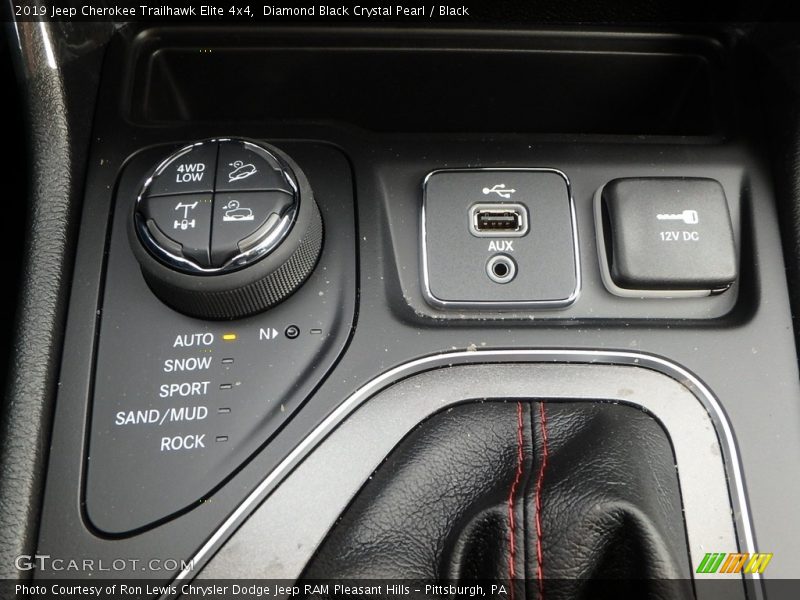 Controls of 2019 Cherokee Trailhawk Elite 4x4