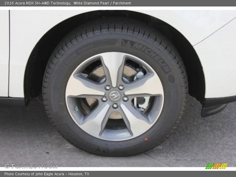 White Diamond Pearl / Parchment 2016 Acura MDX SH-AWD Technology